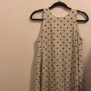 old navy polka dot swing dress